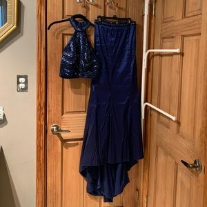 2 Piece Prom Dress